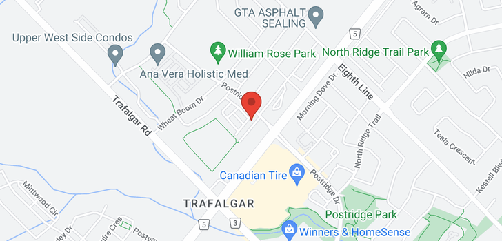 map of 16 -  3026 Postridge Drive